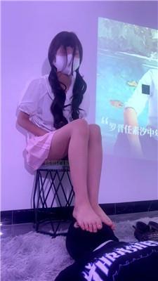 【白鹭】Private Cinema Maid in White Stockings First Training